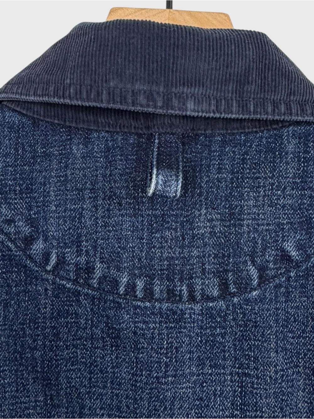 J Crew NWT Dark Blue Denim Barn Jacket with Oversized Pockets Size Large - Picture 7 of 12
